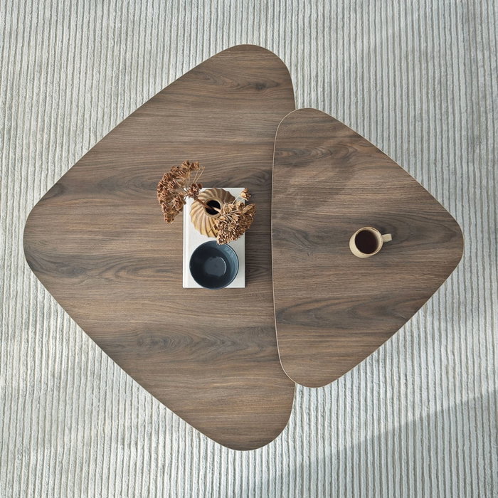Hanah Home Ballare Set - Nogal